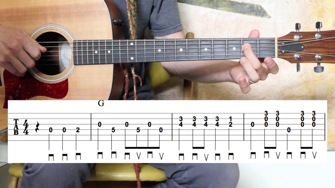 How to play Roll on Buddy - Beginning and Advanced Guitar Lesson -