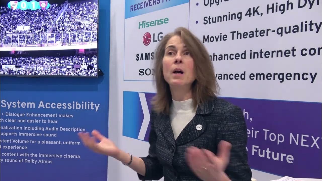 ATSC 3.0 nEXTgen TV in Canada c/o ATSC's Madeleine Nolan. CES 2023