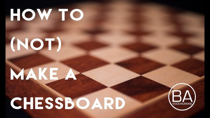 How to Make a Chess Board the Easy Way - FineWoodworking