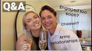 Q&A WITH MY FIANCÉ | ARMY, ENGAGEMENT, WEDDING, CHILDREN | ZOE HAGUE