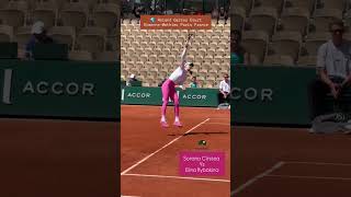 Elena Rybakina and Sorana Cîrstea Bracing Themselves at Court Simonne-Mathieu | #FrenchOpen2026
