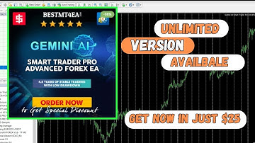 GEMINI AI SMART TRADER PRO EA V2 MT4 | Free Download | Powerful AI Forex Robot (No DLL)