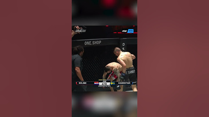 Zebaztian Kadestam 🇸🇪 obliterates Roberto Soldic in the opening minute of Round 2! 🤯