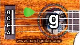 Best Online Ukulele Tuner - Standard Tuning (g C E A) Island Tuning