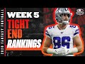 2020 Fantasy Football Rankings - Top 20 Tight Ends in Fantasy Football - Week 5