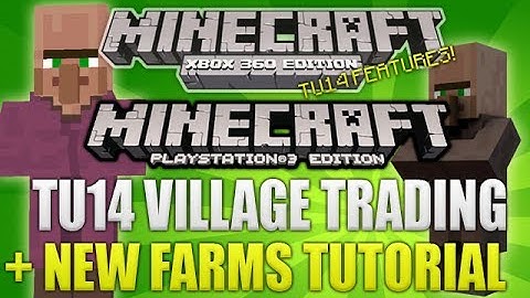 Minecraft Xbox 360 & PS3: "Title Update 14" Village Trading + New Village Layout (TUTORIAL!)