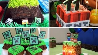 20 ideias de bolo Minecraft para festas de aniversário infantis