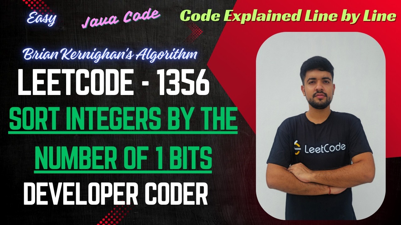 Sort Integers by The Number of 1 Bits | LeetCode 1356 | Java Code ...