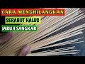 Cara menghilangkan serabut pada jeruji sangkar