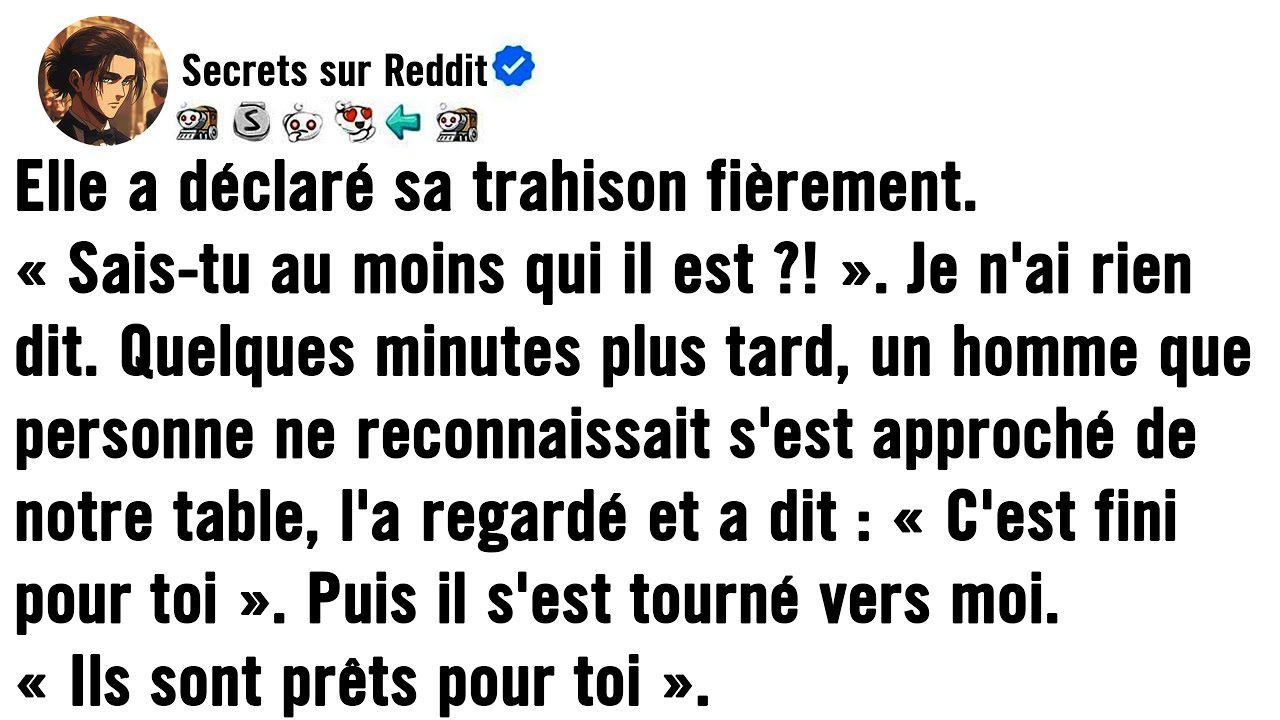 IL L'A LAISSÉE L'HUMILIER PUBLIQUEMENT, PUIS IL A ANÉANTI SA CARRIÈRE