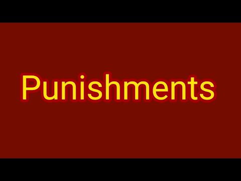 Punishments