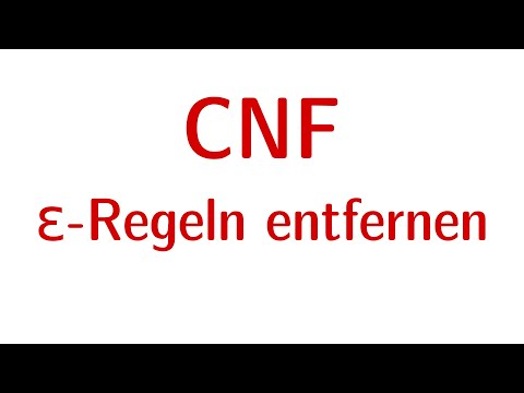 Formale Sprachen #32 - Epsilon-Regeln entfernen