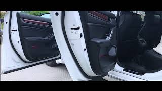 Door Anti-Kick Mat Anti Kick Sticker Decoration Car Styling 4Pcsset For Honda Accord 10Th 2018