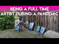 Full time artist during a PANDEMIC....Summer in Scotland ✶ [Artist Studio VLOG #8]