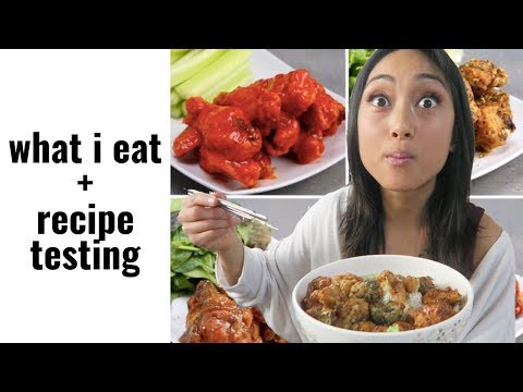 veganizing-"tasty"-recipe:-chicken-wings-4-ways-//-what-i-eat-in-a-day