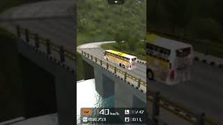 Volvo B11r Bus Driving VRL Bus -Bus Simulator Indonesia #bussid #shorts