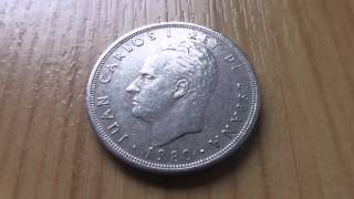 5 Ptas Coin - Juan Carlos I Rey De Espana In Hd