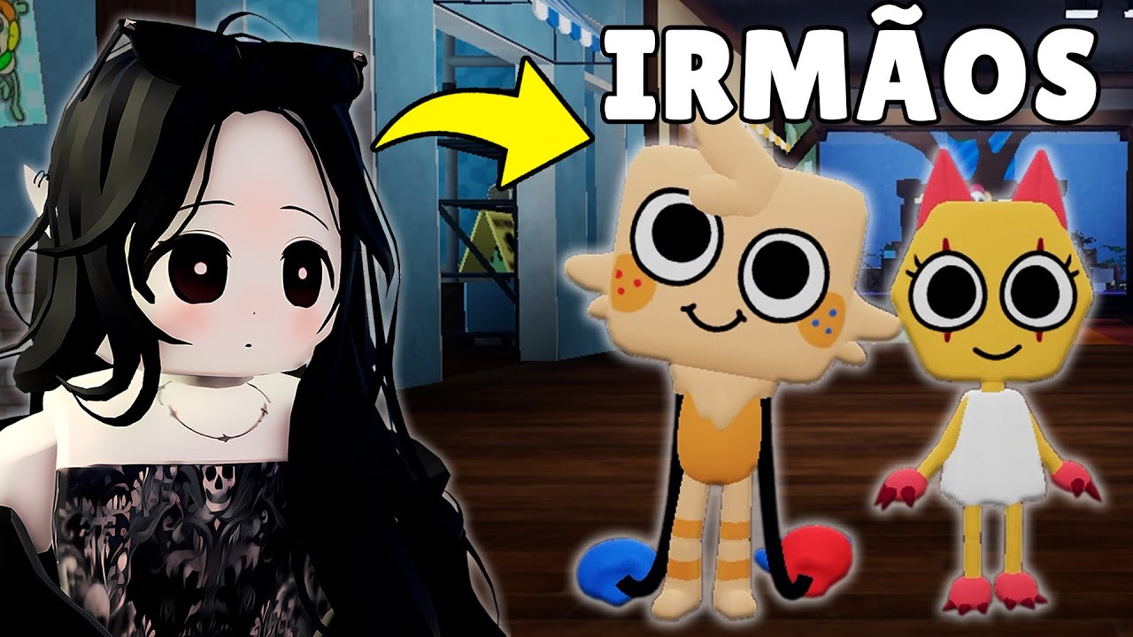 FIZEMOS UMA RUN COM OS IRMÃOS GOOB E SCRAPS!! | DANDY'S WORLD - ROBLOX