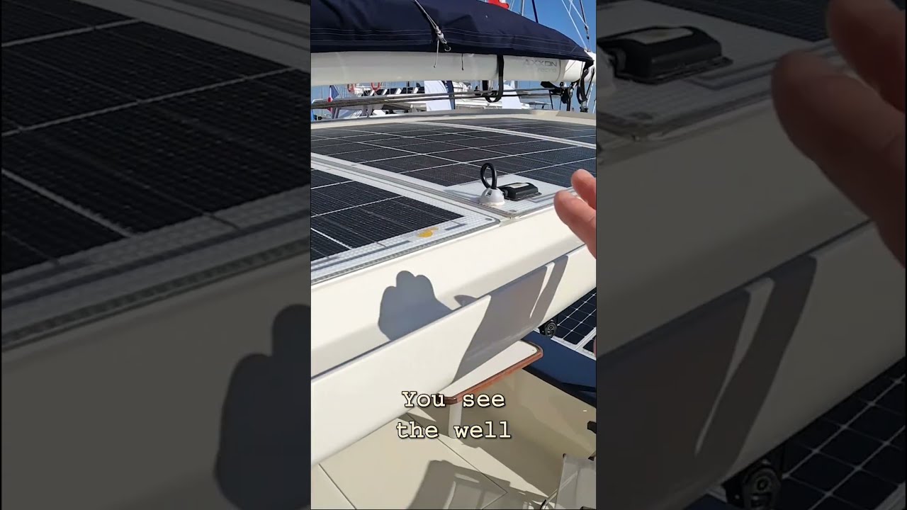 What do you do with rainwater landing on your boat? #yachtdesign #catamaran #catamaranlife #sailing