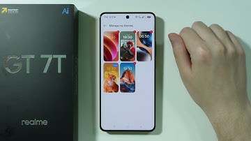 Realme GT 7T: Hoe het thema te veranderen