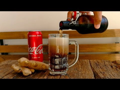 coca-cola-ginger-beer-homemade-/-how-to-make-ginger-beer-with-coca-cola