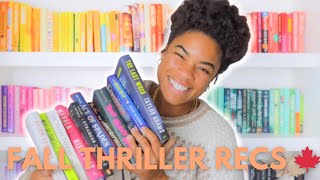 fall thriller book recommendations 🍂🍁 | my top cozy autumn thrillers