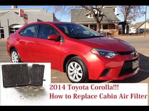 2015 Toyota corolla cabin air filter