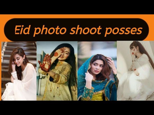 Eid Mubarak poses for girls-eid selfie poses - YouTube | Elegant outfit,  Girl poses, Sharara set