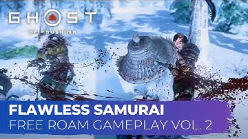 Ghost of Tsushima - Flawless Samurai Combat (Free Roam Lethal Gameplay) Vol.2