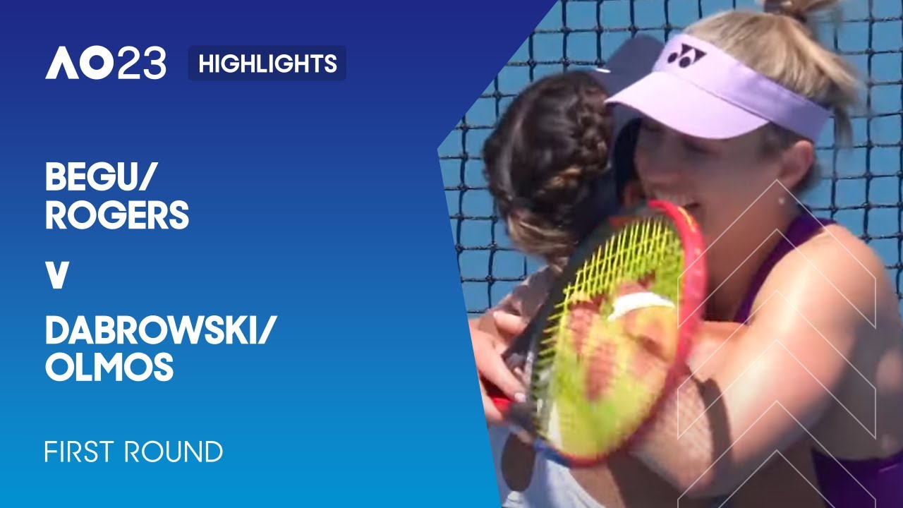 Begu/Rogers v Dabrowski/Olmos Highlights | Australian Open 2023 First Round