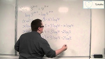OCR MEI Core 2 1.15 Solving a Tricky Equation using Logarithms