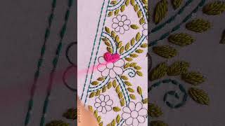 easy and simple hand embroidery flower design