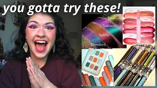 UNDERRATED MAKEUP YOU SHOULD TRY | multichromes, dewy base products, faux freckles \& more!
