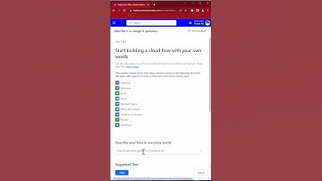 Power Automate Describe to Design is Powered By OpenAI GPT #shorts