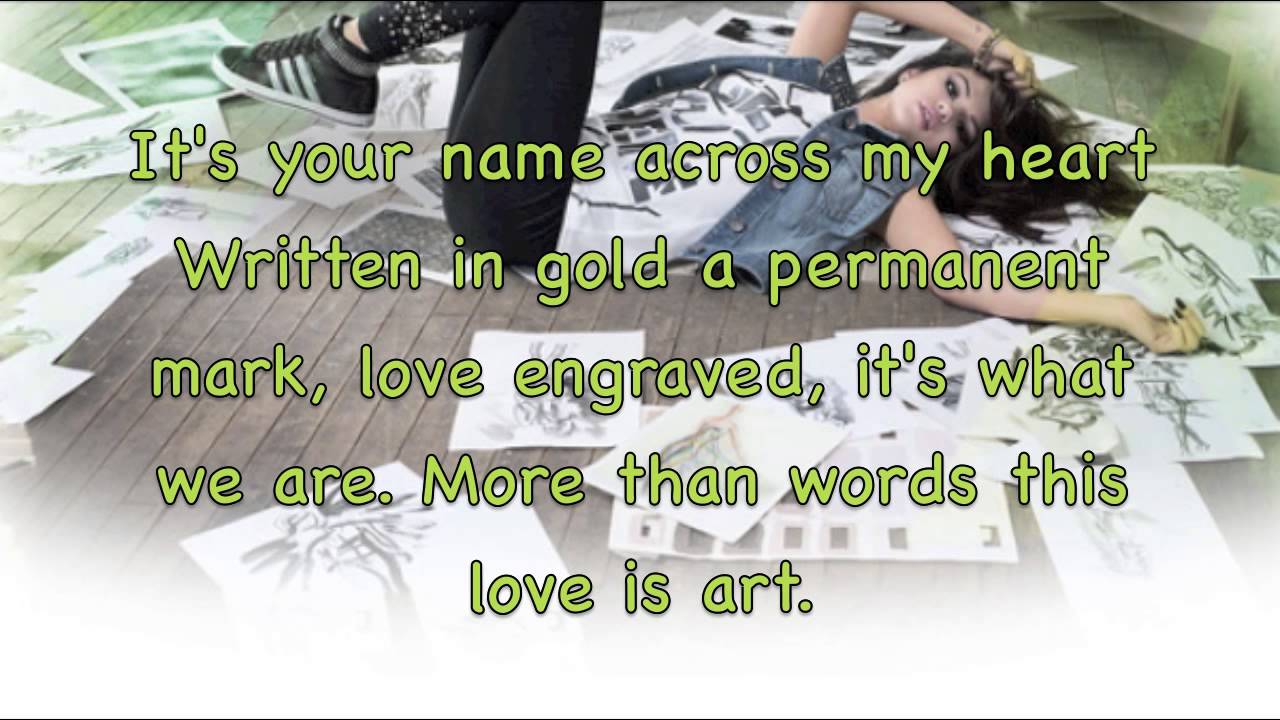 Calling for your name. Calling for your name
