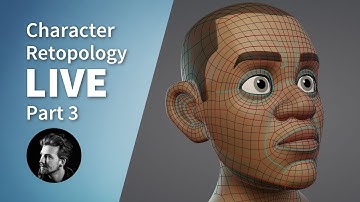 Snow - Stylized Character Retopology Live #3