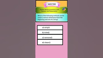Python MCQs  Questions with Answers and Explanation #interview #shorts #education #exam #python