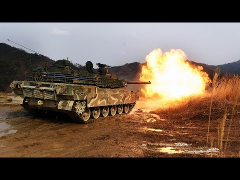 K2전차 기동 및 실사격 훈련