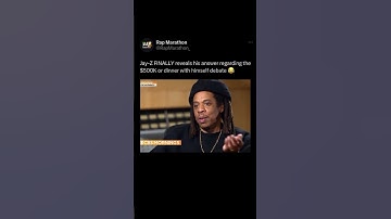 Jay-Z Finally Ended The 500k Or Dinner With Himself Debate 🤣😭 🎥: @CBSMornings