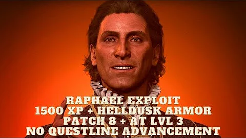 Baldur's Gate 3 - [Patch 8] - Raphael Exploit 1500 XP + Helldusk Armor + Reseting Grove