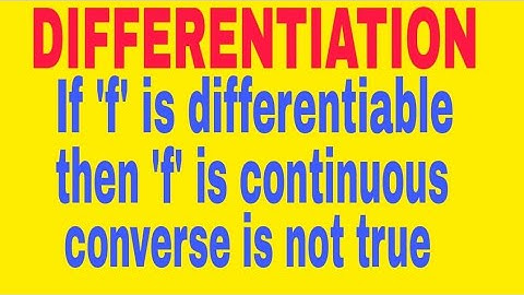 #Differentiation#Calculus#If