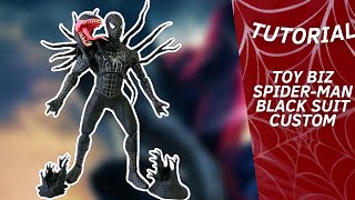 Toy Biz Spider-Man Black Suit Custom | Procedimiento y Review EN ESPAÑOL