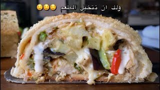 رولات الشاورما بالتوست 🌮 🔥 مقرمشة والطعم لذيذ من قلب 😋✨ ١٥ ثانية