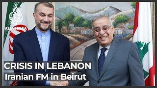 Iranian foreign minister meets top Lebanese officials