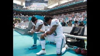 Dolphins' Kenny Stills, Albert Wilson first NFL players in Week 1 to kneel during anthem