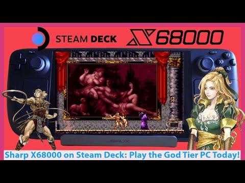 Sharp X68000 on Steam Deck! X68000 Emulation Setup Guide and Tutorial! The Legendary Japanese PC