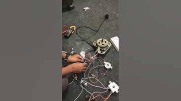 #Semi automatic washing machine 7 wire wash timer practical class course join call 🤙9319311715