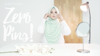 Hijab Tutorial Zero-Pin Easy Peasy Style Using Safaa Lichen