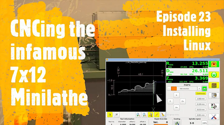 CNC'ing the infamous 7x12 mini lathe -  Episode 23 - Installing Linux