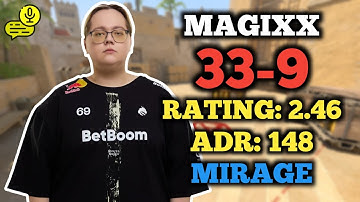 CS2 POV | MAGIXX (33-9) FACEIT RANKED (MIRAGE) | VOICE COMMS